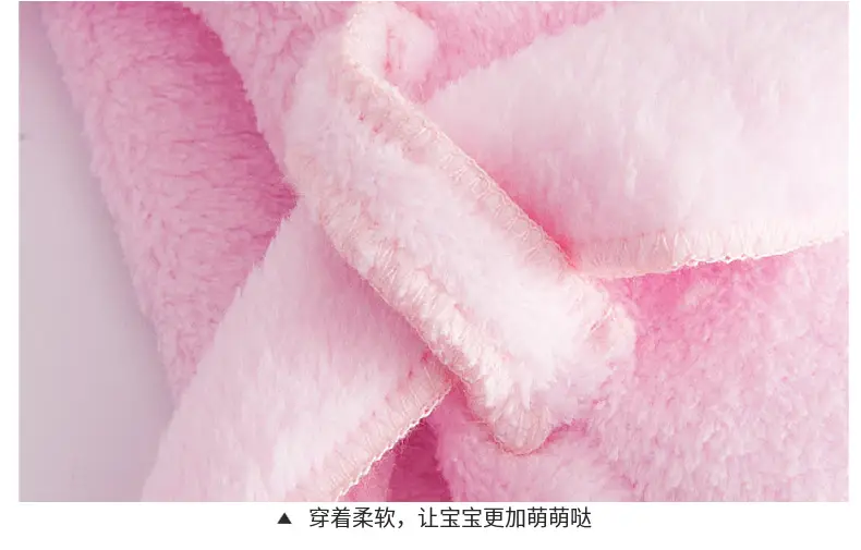 Newborn Bathrobe Pajamas Thickened Coral Fleece Photo Studio — feature 20