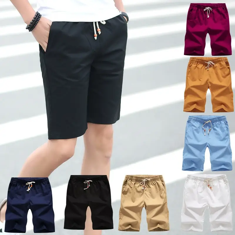 Men Cotton Casual Shorts Black Dropshipping - Image 9