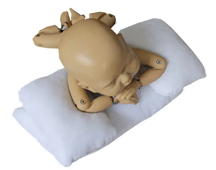 Newborn Photography Pillow Gray Velvet 3-Piece Set — feature 8