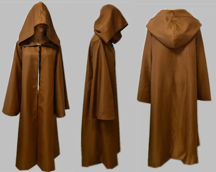 Star Wars Coffee Black Hooded Cloak Cape Halloween Dress — feature 9