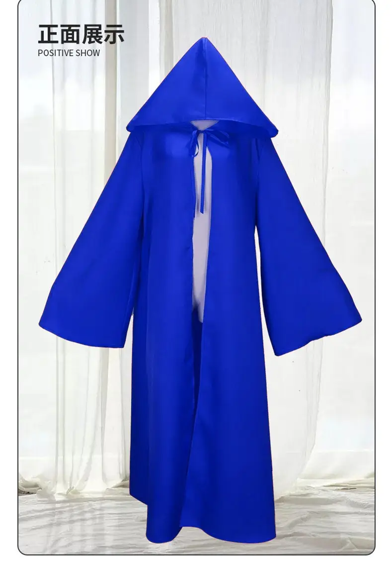 Star Wars Coffee Black Hooded Cloak Cape Halloween Dress