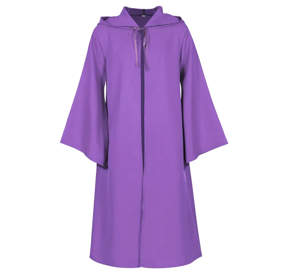 Star Wars Coffee Black Hooded Cloak Cape Halloween Dress
