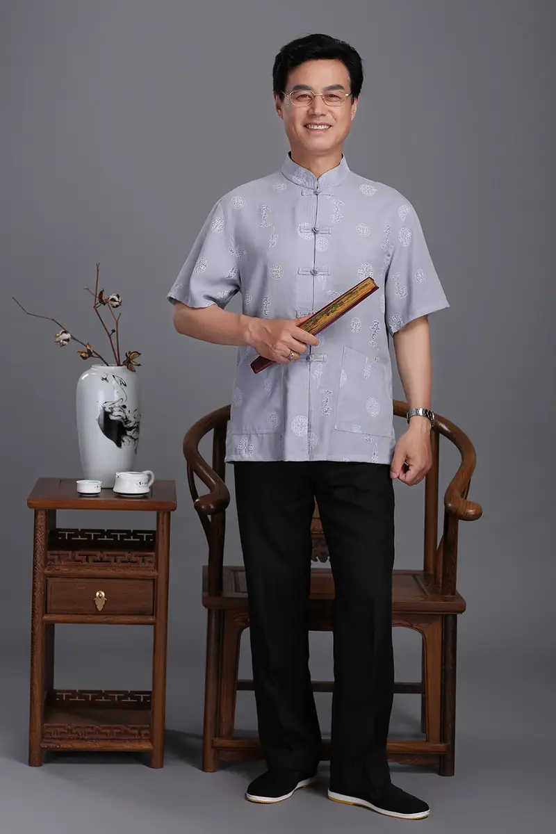 Men Plaid Jixing Ruyi Daily Suit Summer Autumn - Image 5