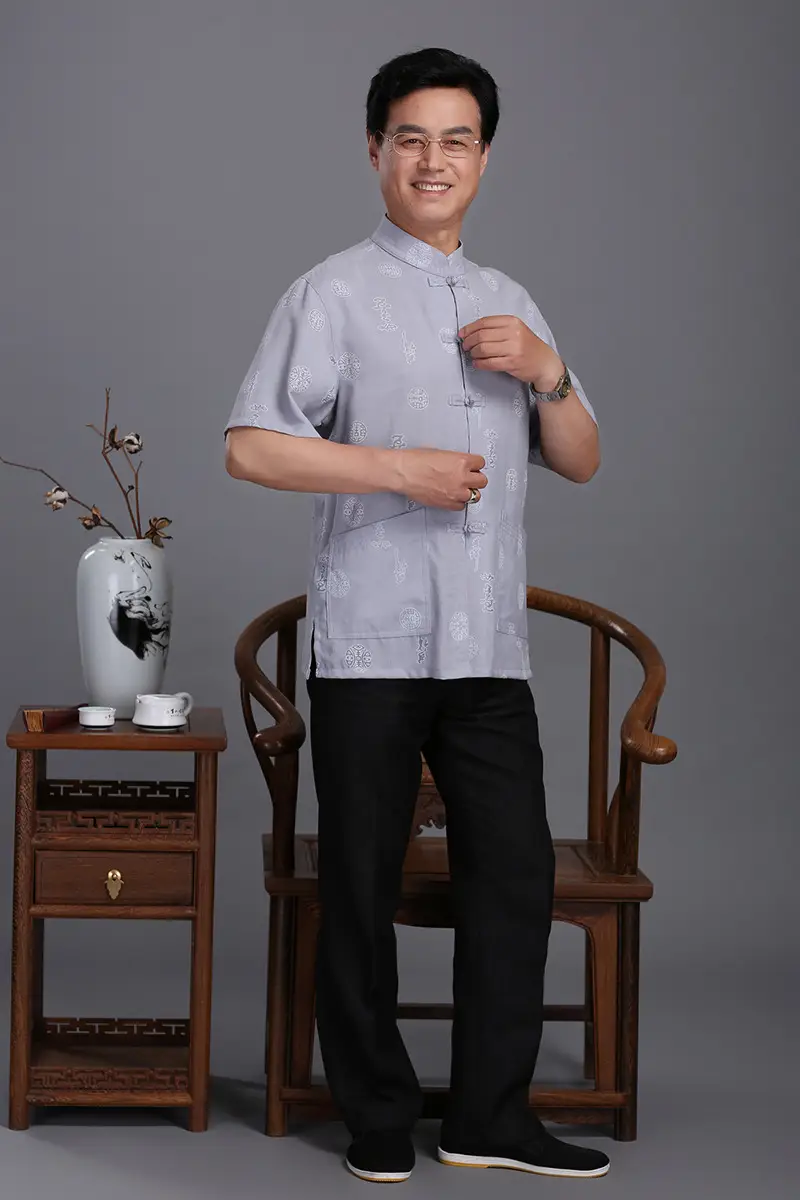 Men Plaid Jixing Ruyi Daily Suit Summer Autumn — feature 6