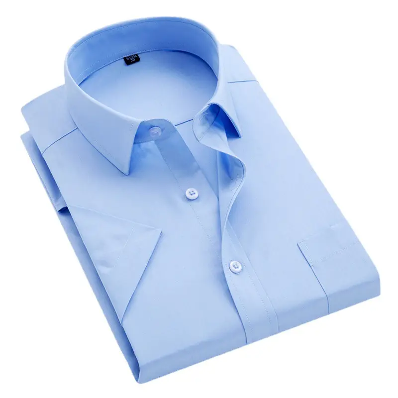 Men's White Plain Long Sleeve Shirt Korean Style - Image 10