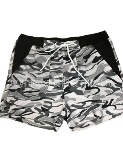2018 New Men's Camo Beach Shorts European American - Image 2