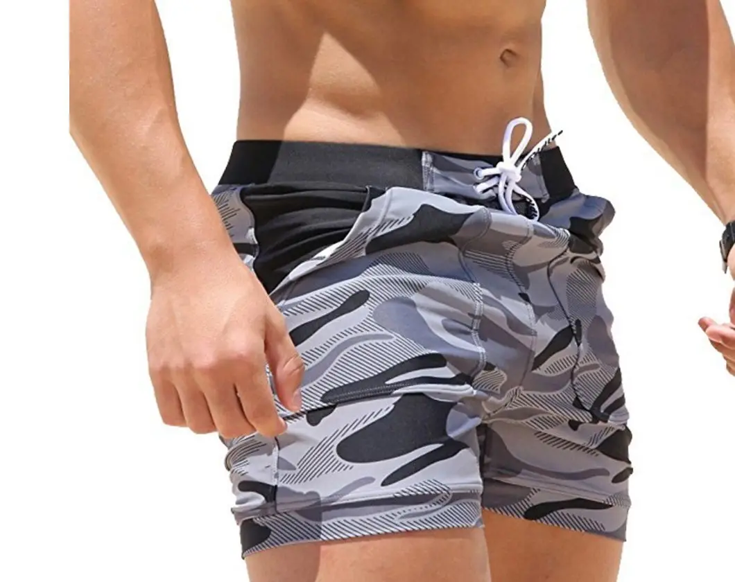 2018 New Men's Camo Beach Shorts European American - Image 4