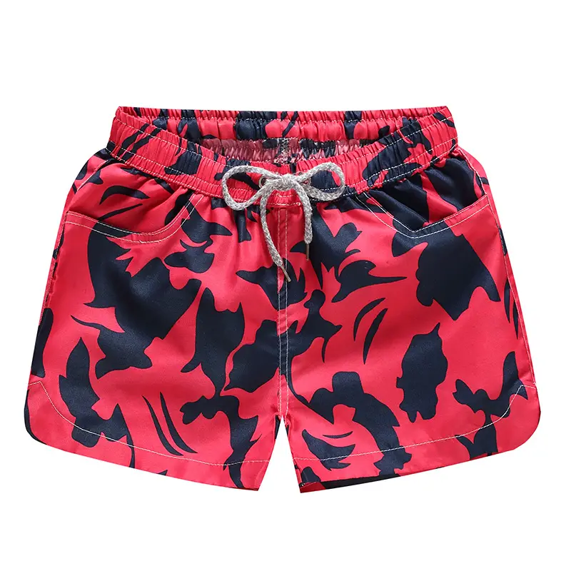 Men's Blue Leaf Print Shorts Large - Image 18