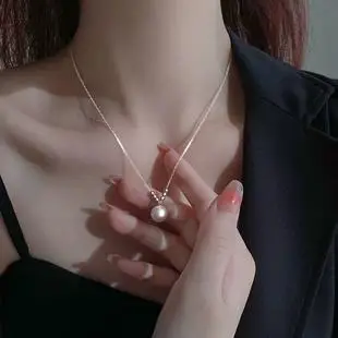 S925 Silver Pearl Earrings with Diamond Top Clasp — feature 21