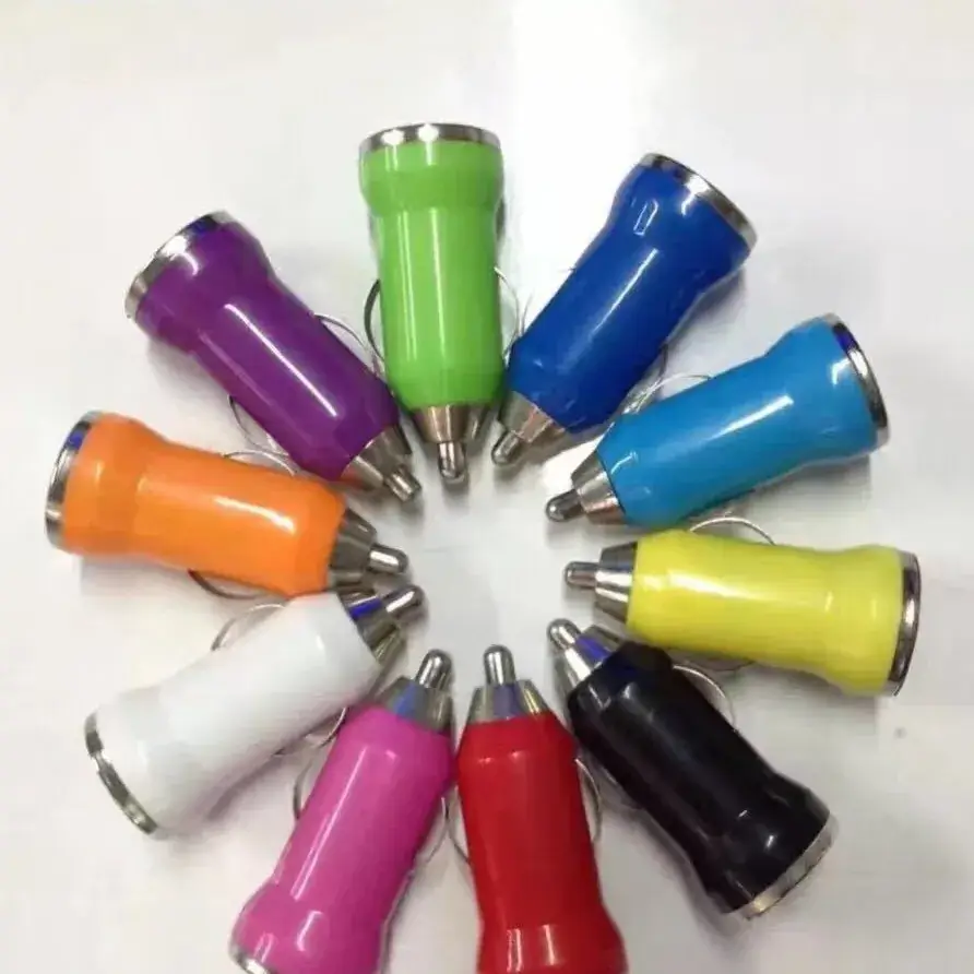 Bullet Car Charger with 10 Colors USB Plug - Image 3