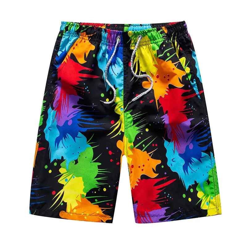 Men's Colorful Printed Casual Shorts - Image 37