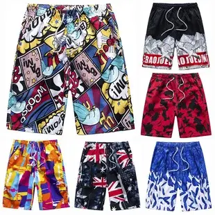 Men's Colorful Printed Casual Shorts — feature 4