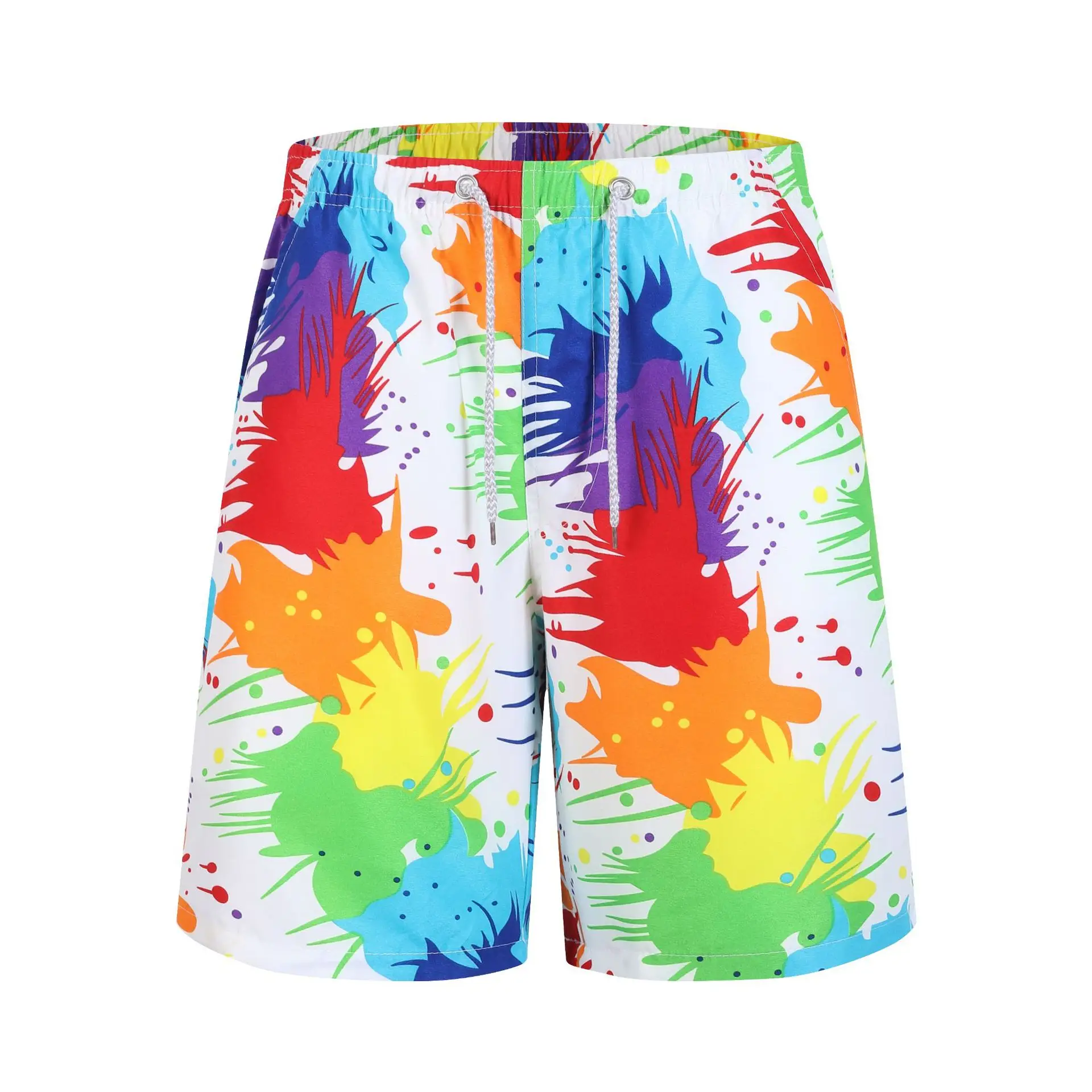 Men's Colorful Printed Casual Shorts - Image 30