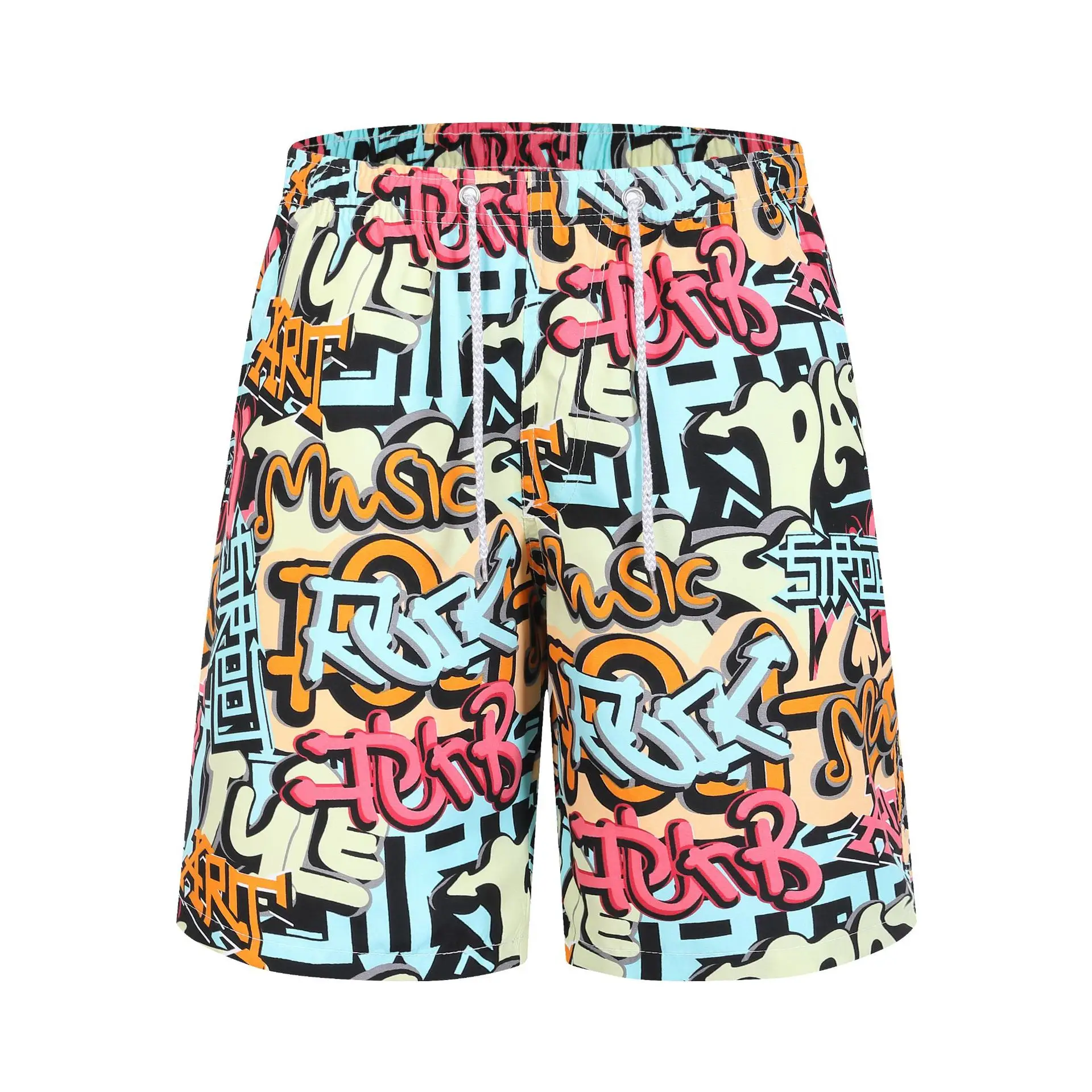 Men's Colorful Printed Casual Shorts - Image 34