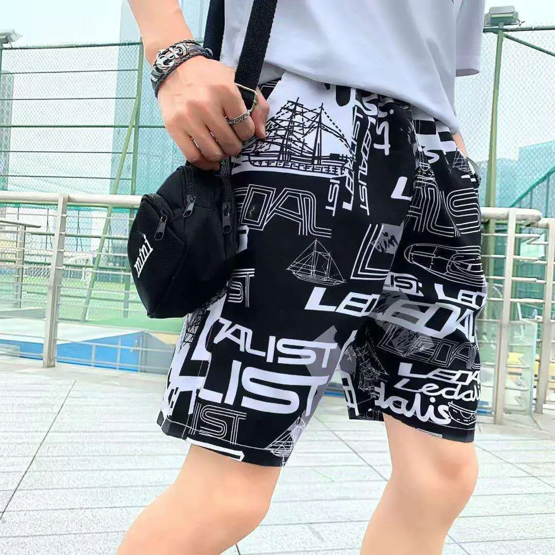 Men's Colorful Printed Casual Shorts - Image 27