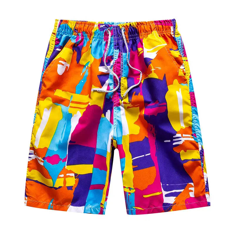 Men's Colorful Printed Casual Shorts - Image 2