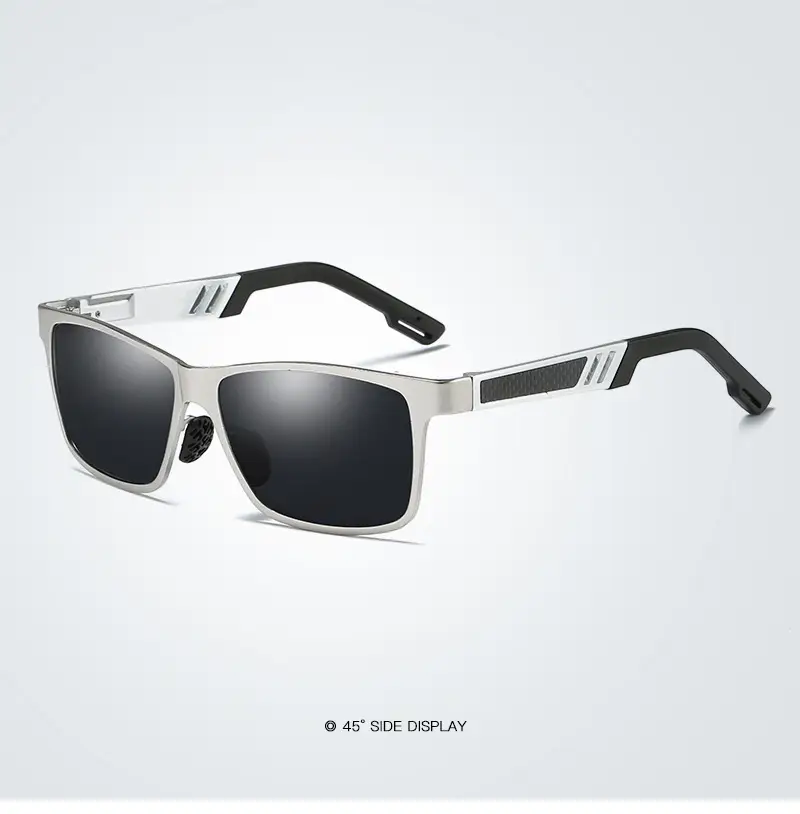 Silver frame gray sheet
