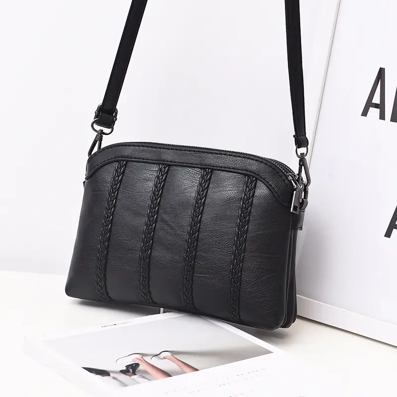Purple Soft Leather Crossbody Bag for Women 2024 - Image 5