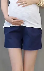 Dropshipping Spring and Summer Maternity Wear Thin Cotton and Linen Loose Maternity Pants Shorts Belly Support Maternity Shorts Outer Wear Breathable