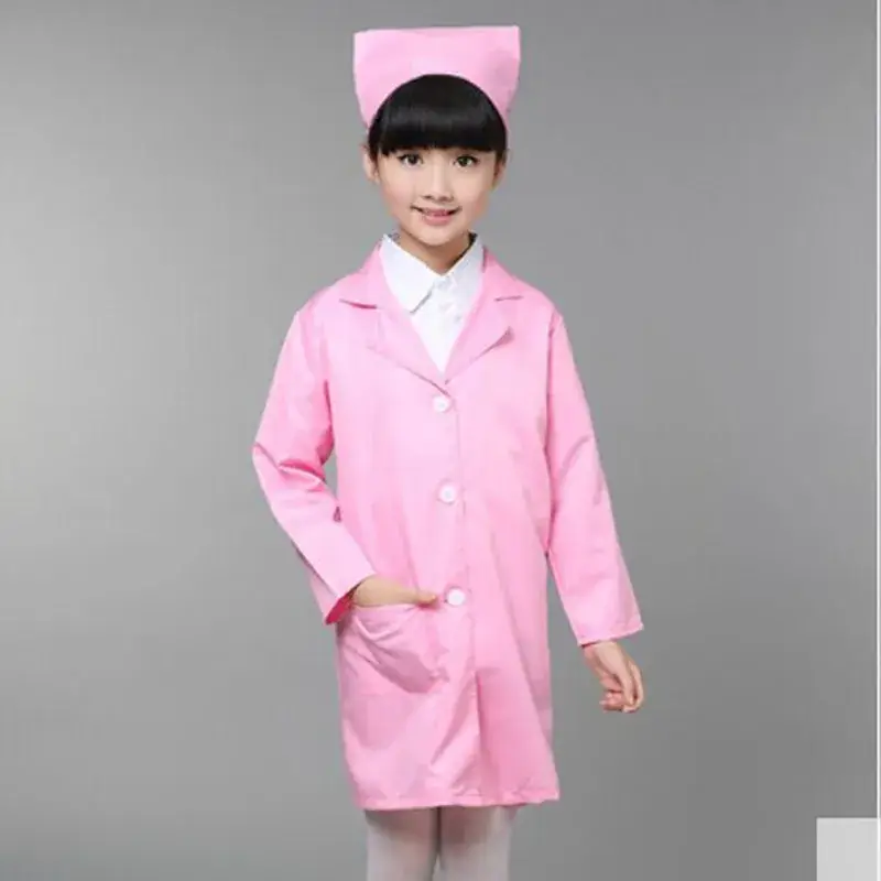 2020 Kids Doctor Costume White Coat Nurse Role - Image 2
