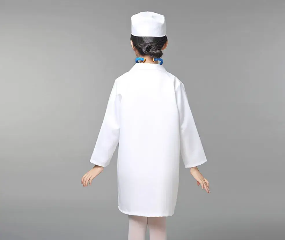2020 Kids Doctor Costume White Coat Nurse Role — feature 6