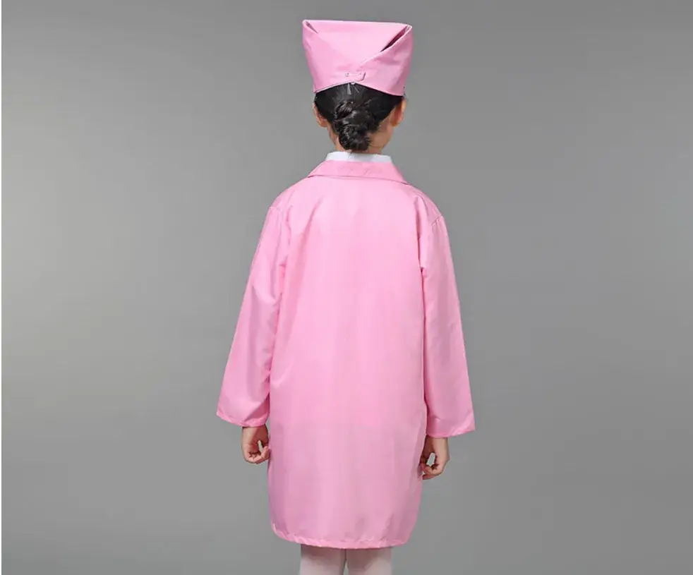 2020 Kids Doctor Costume White Coat Nurse Role — feature 7