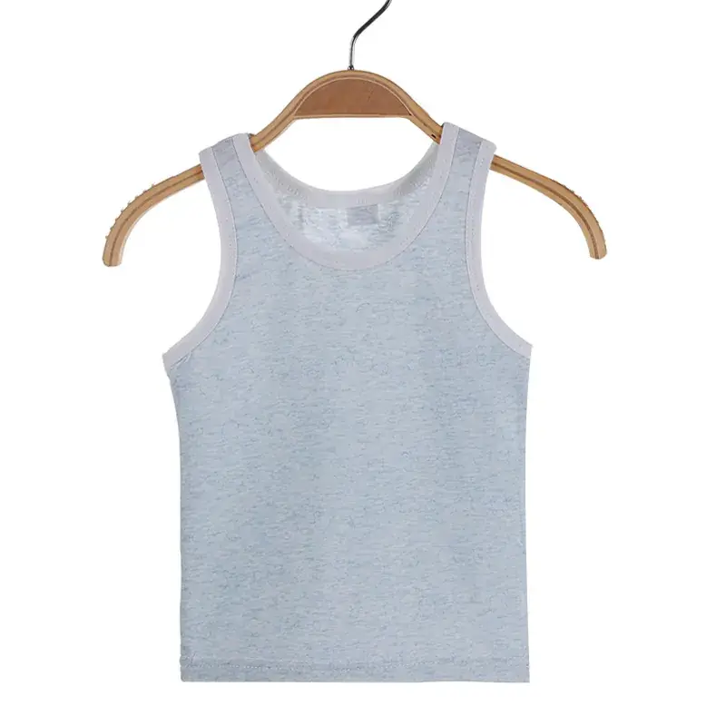 Children's Pink Sleeveless Vests Full Cotton Summer - Image 4