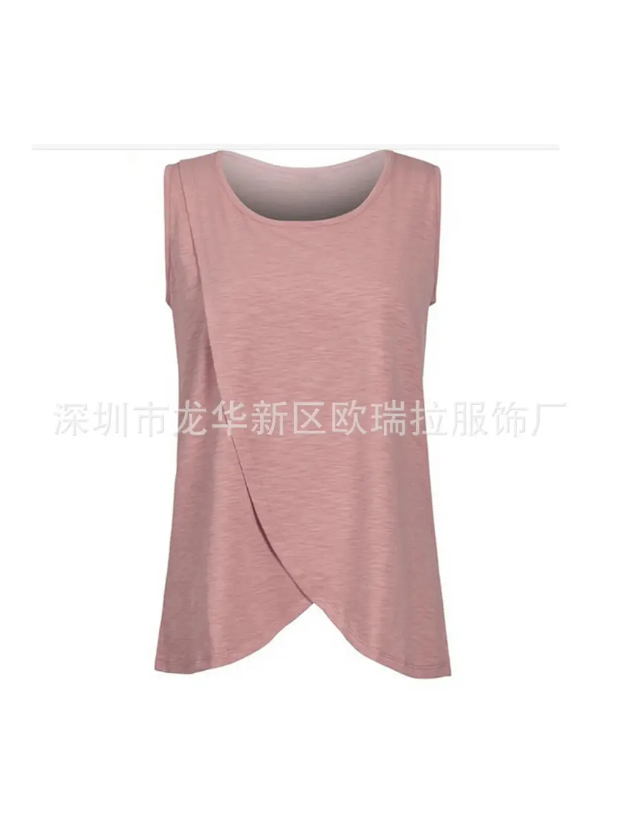 Light Blue Sleeveless Women's Summer Top - Image 3