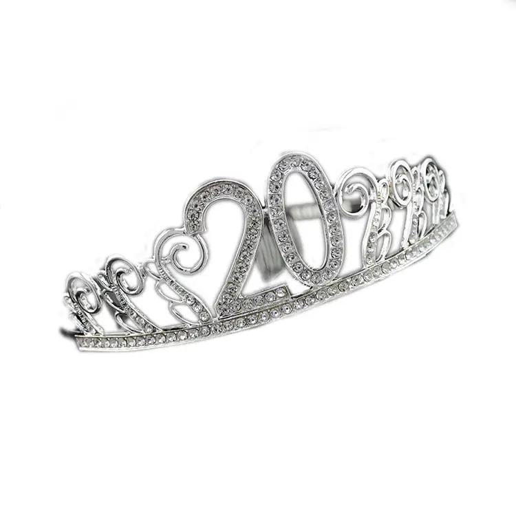 Digital Birthday Crown with Rhinestones for Girls 15-18
