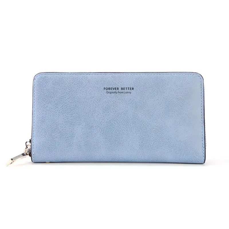 Lonny Women's Hand-Held Long Wallet Korean Style Handbag Multi-Functional Card Holder Mobile Phone Bag Coin Purse Women's Wallet