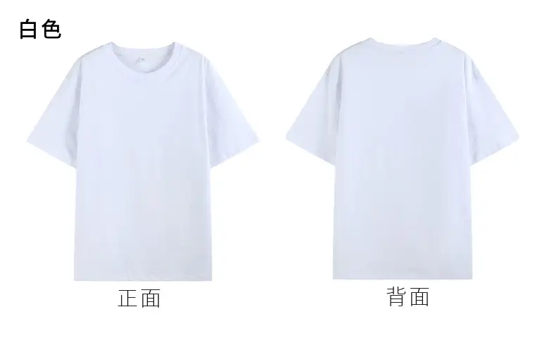 Heavy Men Cotton T-Shirt Grey Loose Large — feature 13