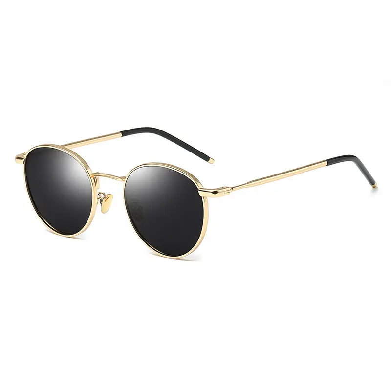 Korean Style Polarized Sunglasses Round Frame Retro Stylish Trendy