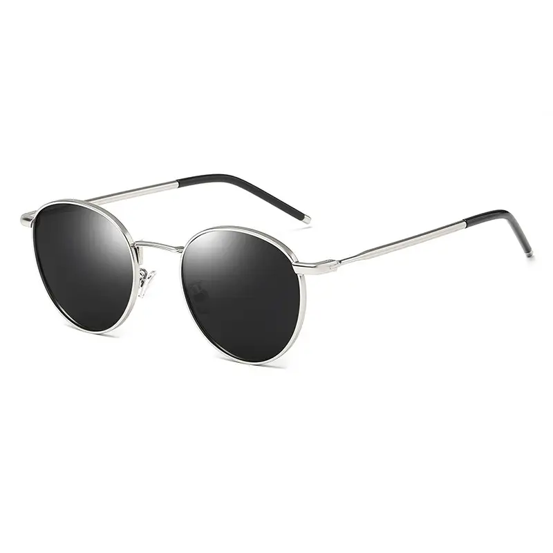 Korean Style Polarized Sunglasses Round Frame Retro Stylish Trendy - Image 2