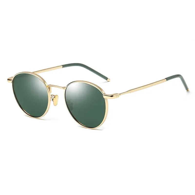 Korean Style Polarized Sunglasses Round Frame Retro Stylish Trendy - Image 3