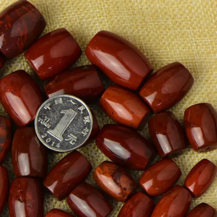 Warring States Red Jade Beads for DIY & Craft - Image 5