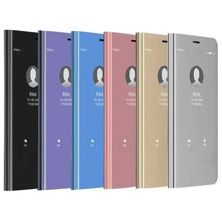 New Apple iPhone 15 Mirror Protective Cover Blue