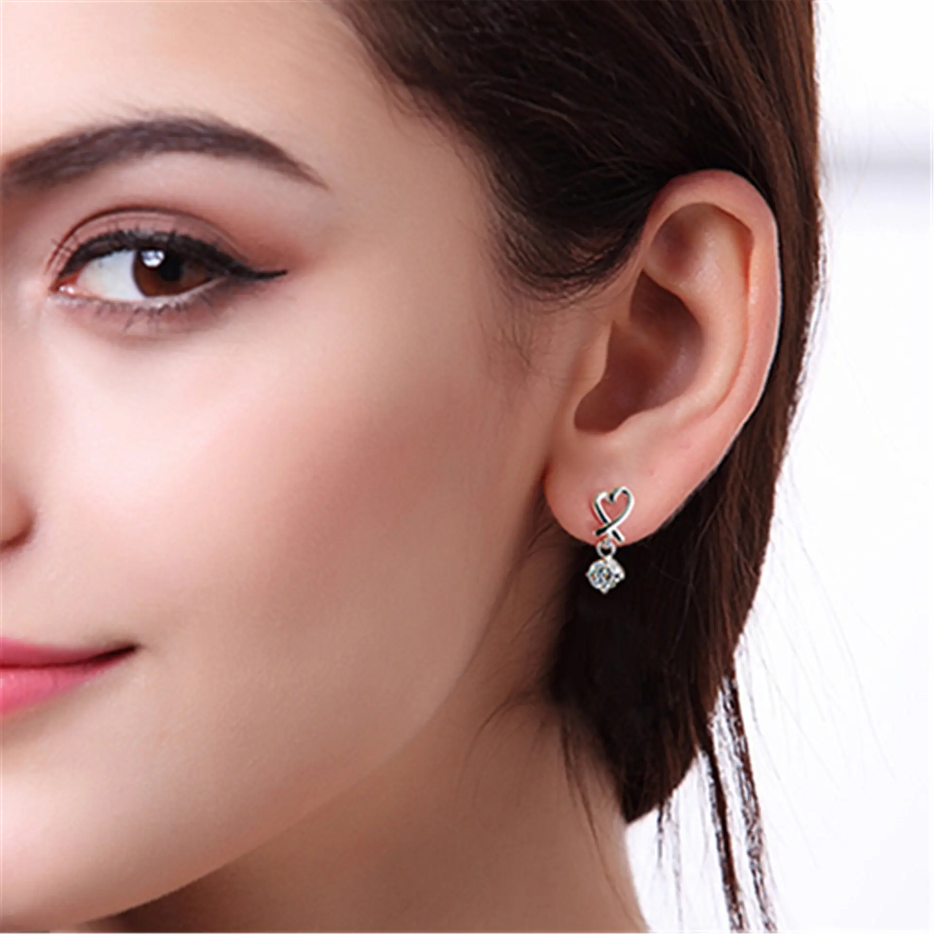 Heart Shaped 925 Plated Earrings for Women — feature 20