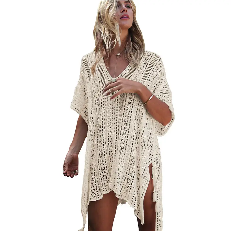 Green Crossbody Dress with Bat Sleeves and Asymmetrical Hem - Image 14