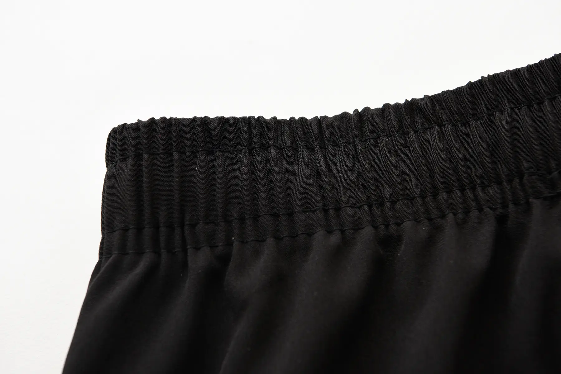 Men's Black Five-Point Shorts with Neon Stripes — feature 3