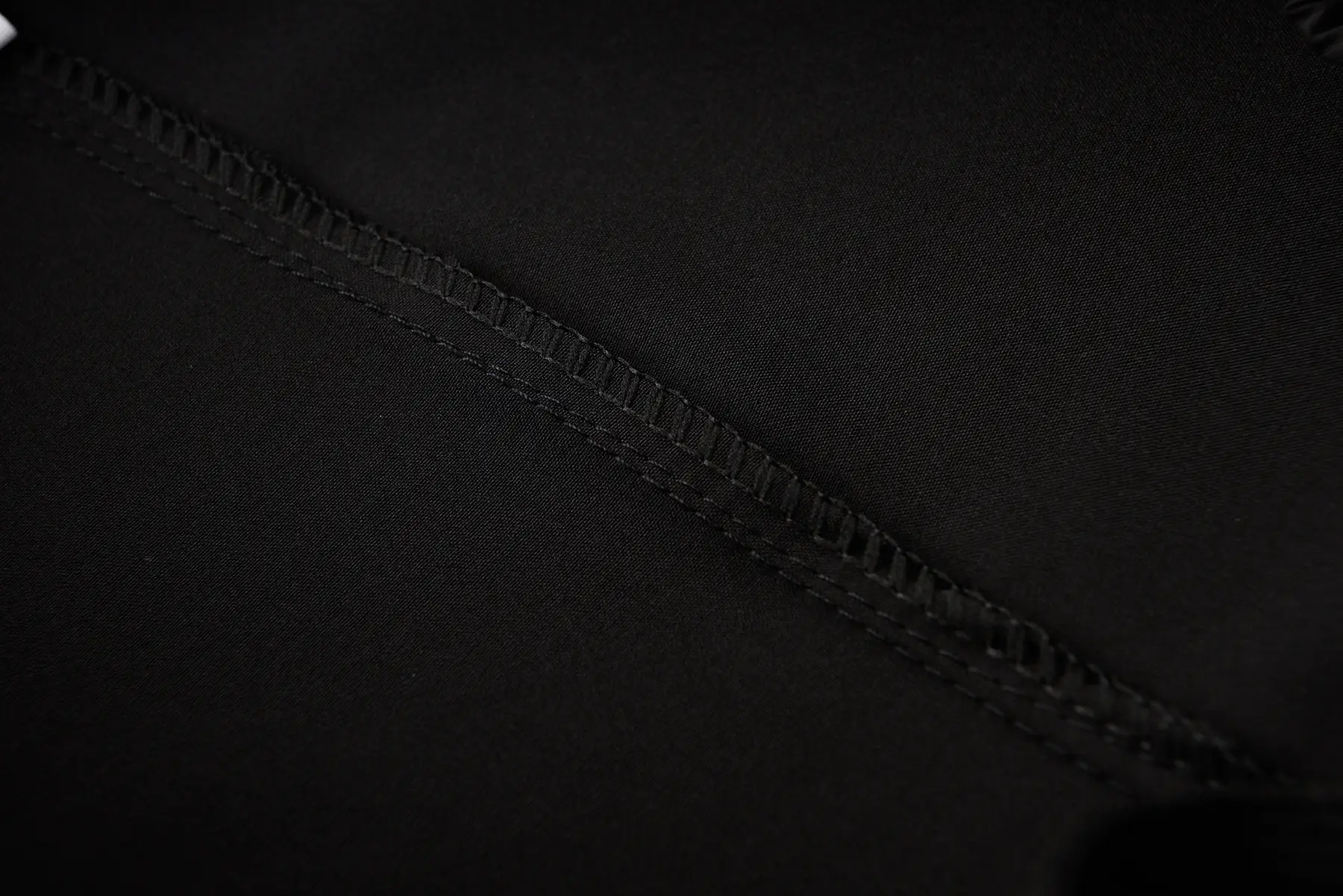 Men's Black Five-Point Shorts with Neon Stripes — feature 9