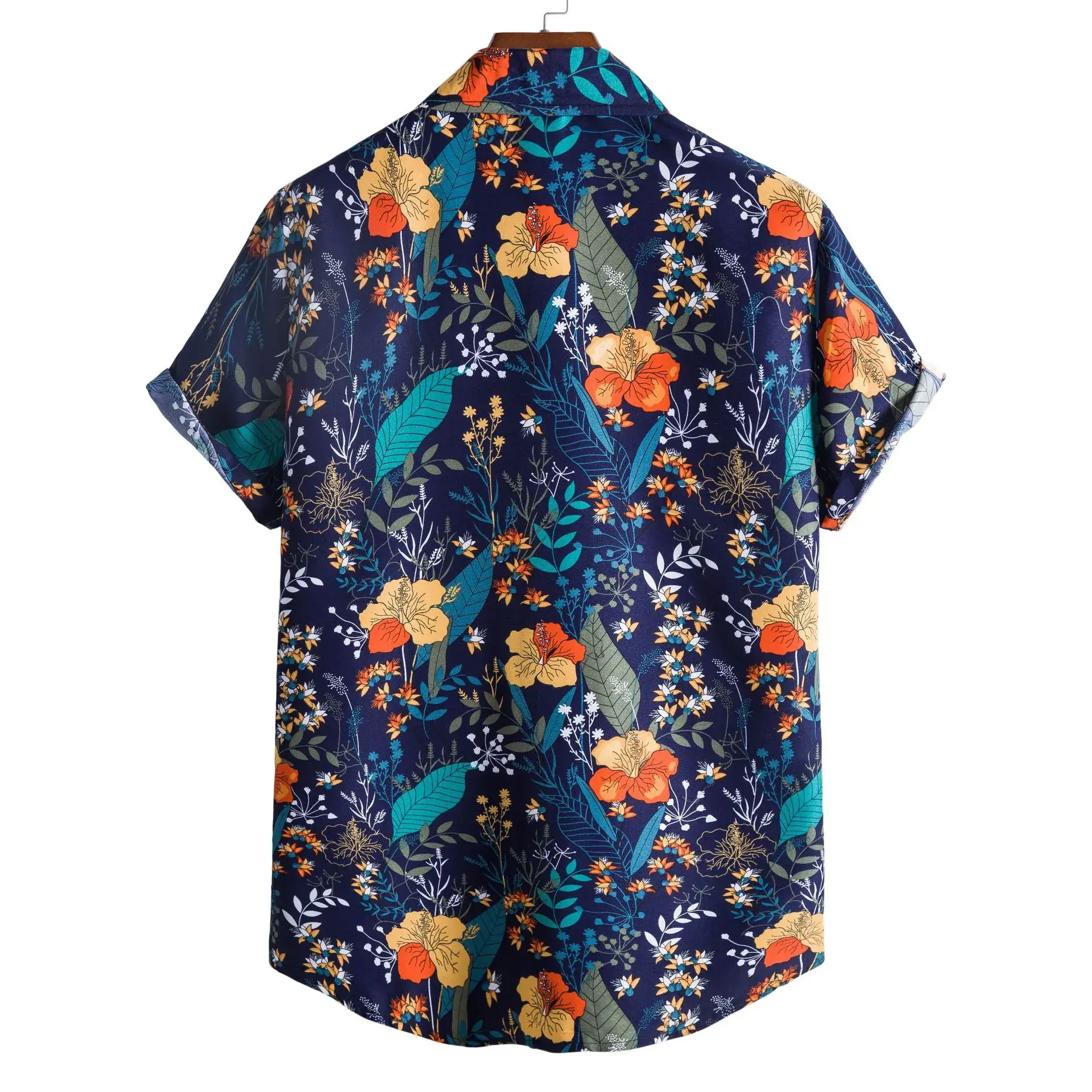 2021 Cross-border Lapel Jacket for Men Floral Print - Image 2