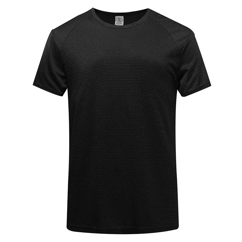 Men White Striped T-Shirt Summer Thin Loose Fit - Image 10