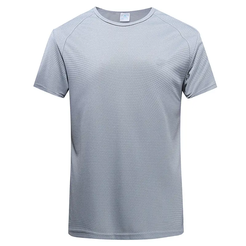 Men White Striped T-Shirt Summer Thin Loose Fit - Image 2