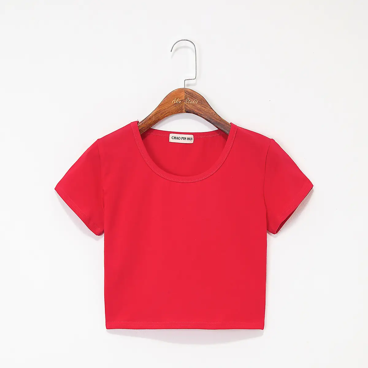 Women Yellow Navel Exposed Short Sleeve T-Shirt - Image 5