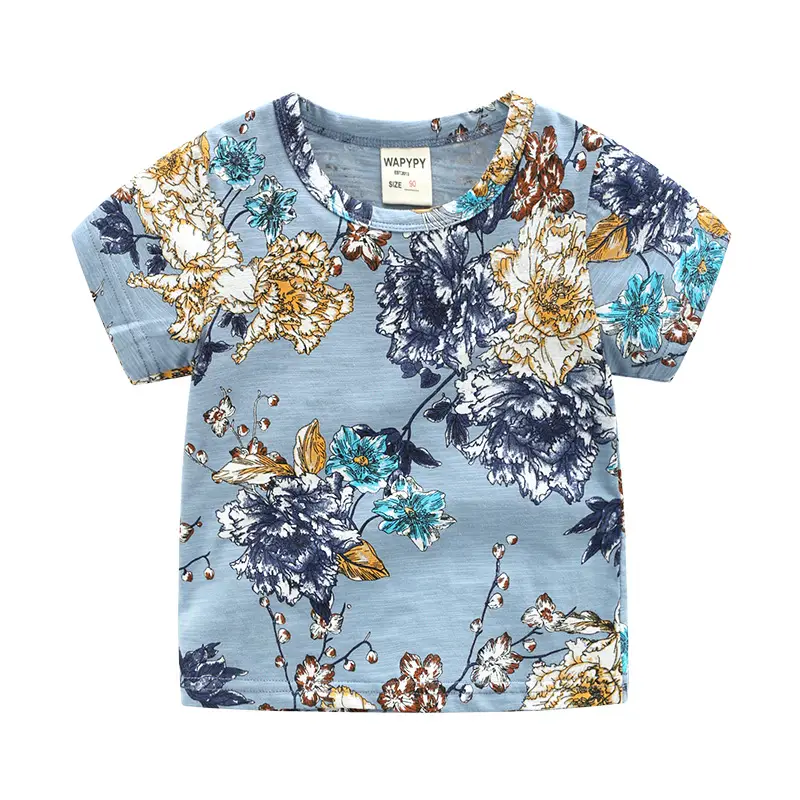New European & American Kids Summer T-Shirt Short Sleeve Baby Coat