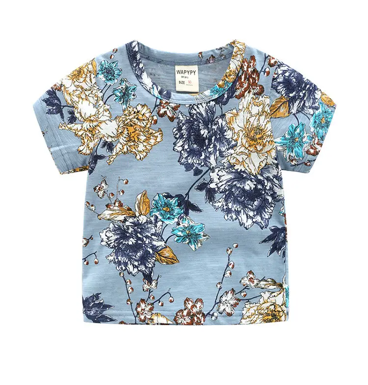 New European & American Kids Summer T-Shirt Short Sleeve Baby Coat
