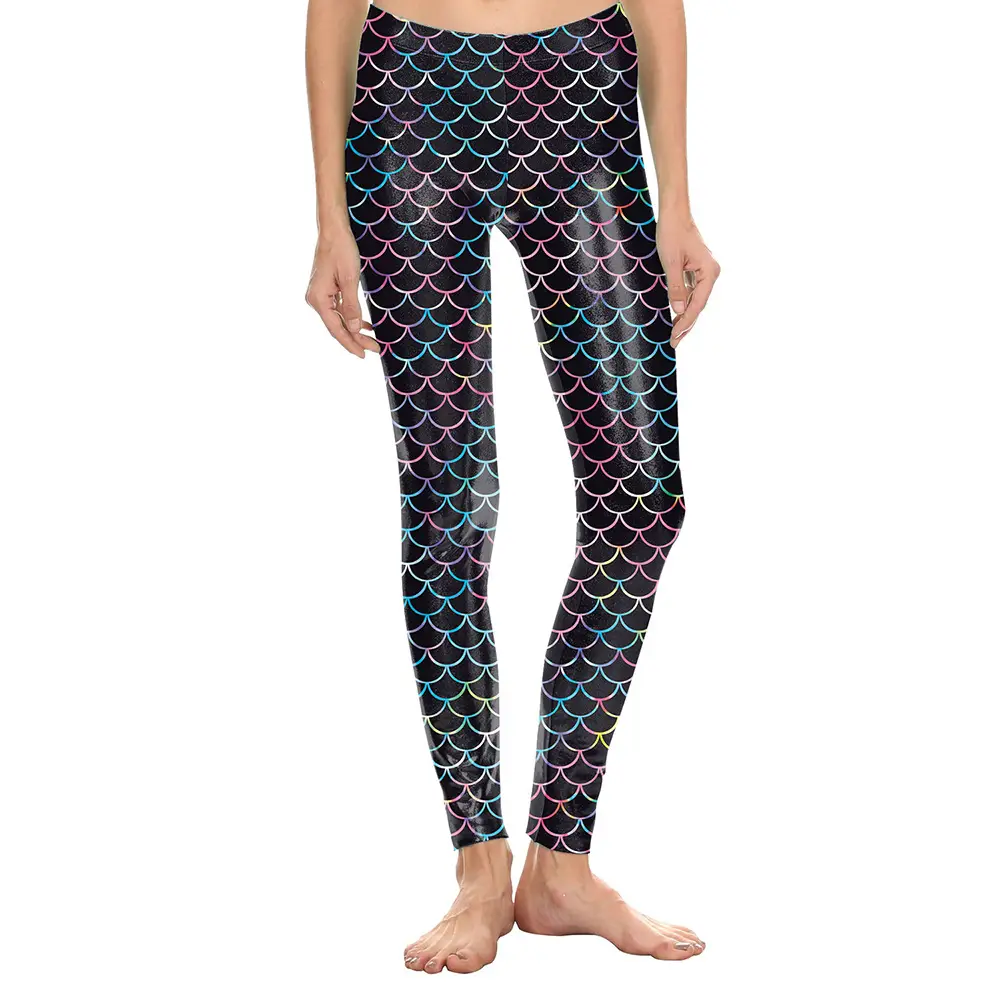 Women Fish Scale Leggings Hot Selling 2024 - Image 9
