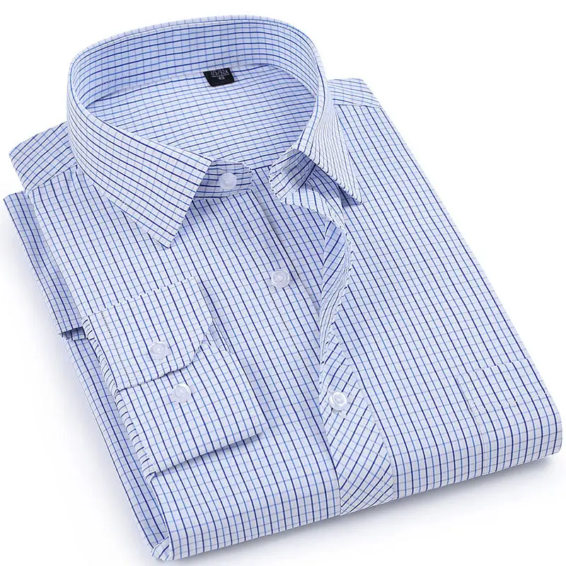 Men Lavender Striped Long Sleeve Shirt EB-721 - Image 21