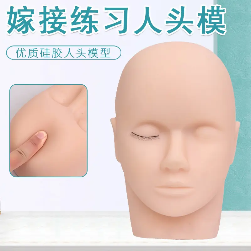 Eyelash Grafting Dummy Head Mold for Practice - Image 4