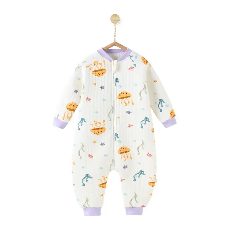 Baby Leg Sleeping Bag Cotton Air Cotton Warm Kick-proof Quilt - Image 17
